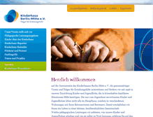 Tablet Screenshot of kinderhaus-berlin.info